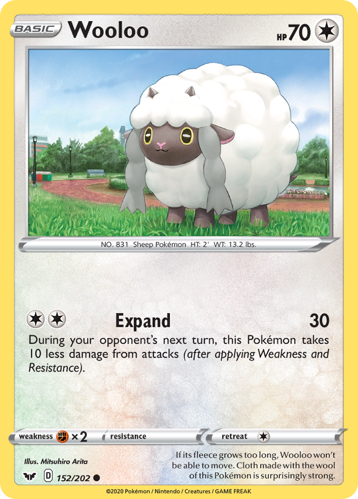 Wooloo (152/202) [Sword & Shield: Base Set] | L.A. Mood Comics and Games