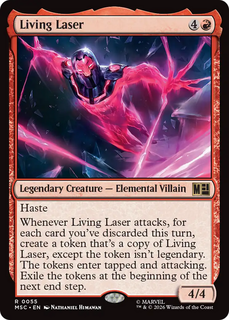 Living Laser (Surge Foil) [Marvel Super Heroes Commander] | L.A. Mood Comics and Games