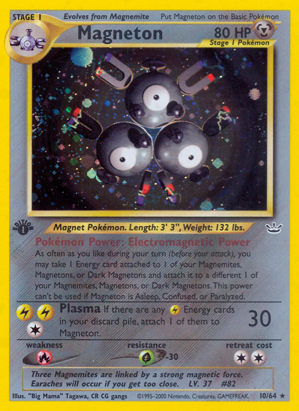 Magneton (10/64) [Neo Revelation 1st Edition] | L.A. Mood Comics and Games