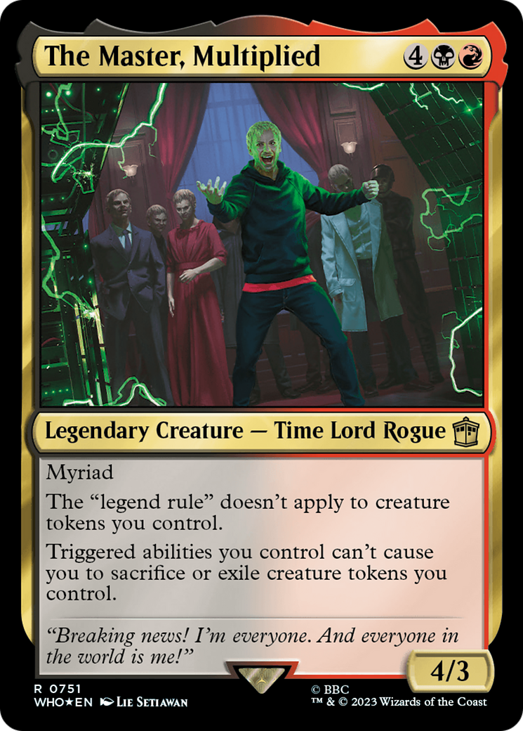 The Master, Multiplied (Surge Foil) [Doctor Who] | L.A. Mood Comics and Games