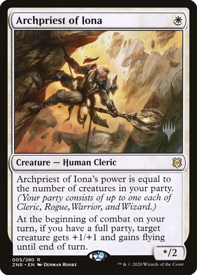 Archpriest of Iona (Promo Pack) [Zendikar Rising Promos] | L.A. Mood Comics and Games