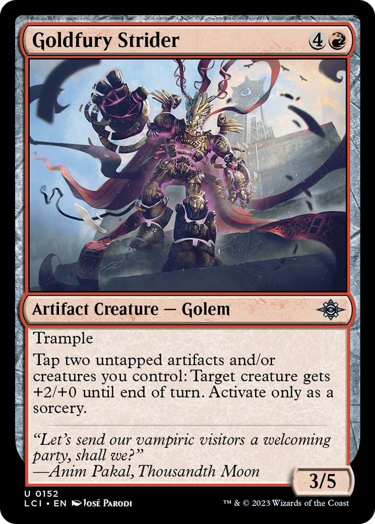 Goldfury Strider [The Lost Caverns of Ixalan] | L.A. Mood Comics and Games