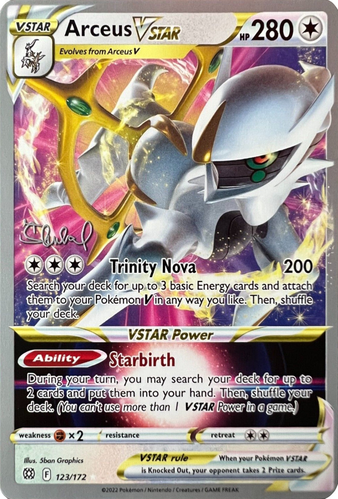 Arceus VSTAR (123/172) (ADP - Ondrej Skubal) [World Championships 2022] | L.A. Mood Comics and Games