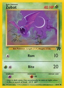Zubat (70/82) [Team Rocket Unlimited] | L.A. Mood Comics and Games