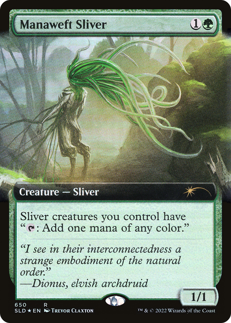 Manaweft Sliver (Extended Art) [Secret Lair Drop Promos] | L.A. Mood Comics and Games
