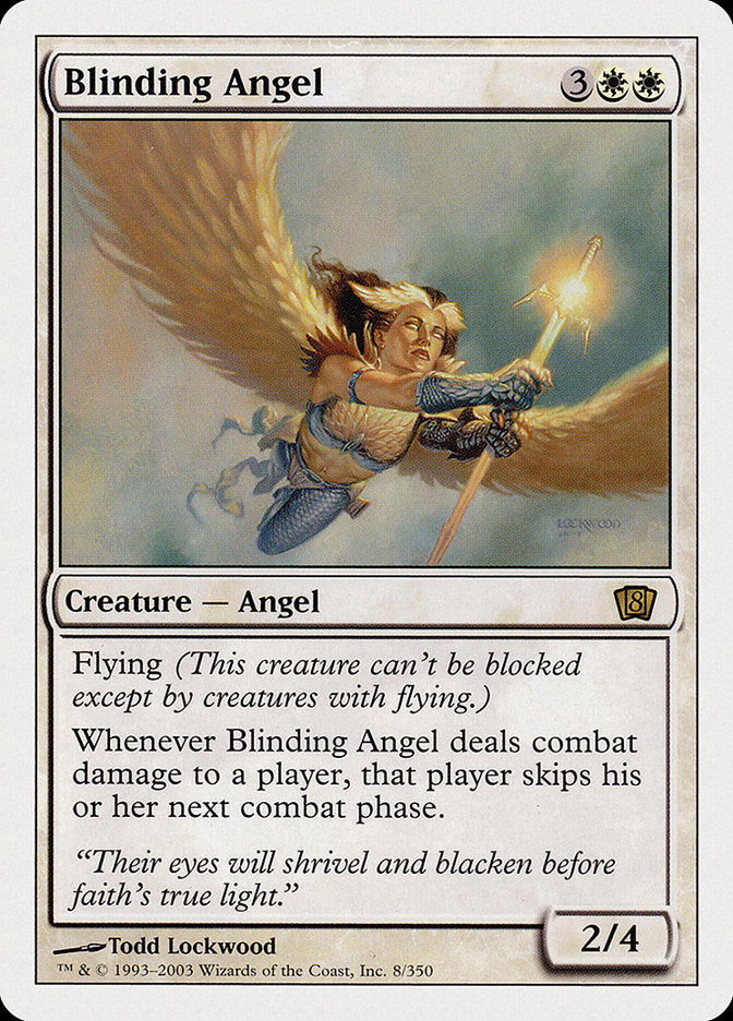 Blinding Angel (8th Edition) [Oversize Cards] | L.A. Mood Comics and Games