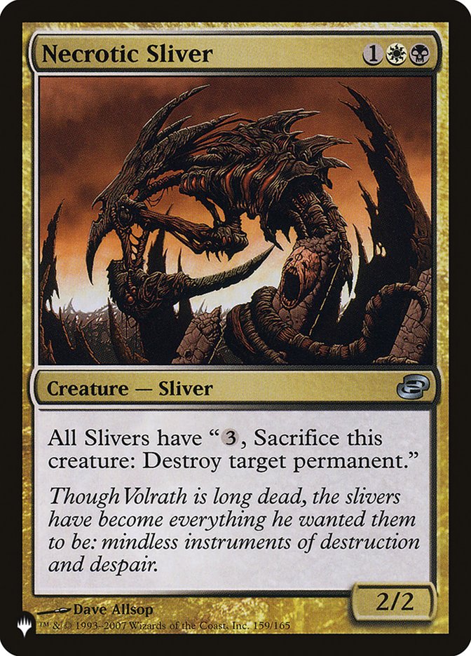 Necrotic Sliver [The List] | L.A. Mood Comics and Games