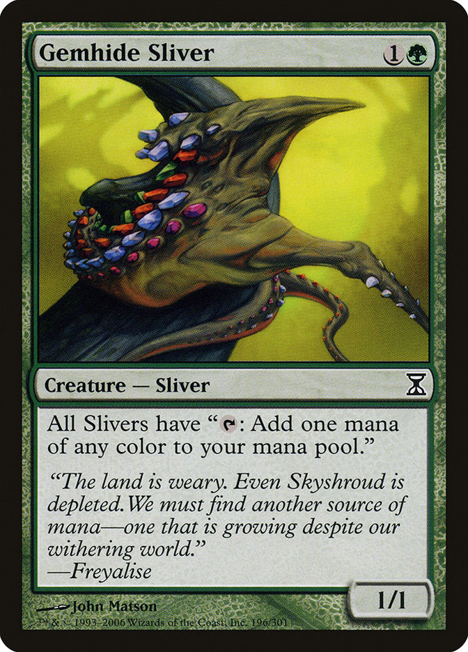 Gemhide Sliver [Time Spiral] | L.A. Mood Comics and Games