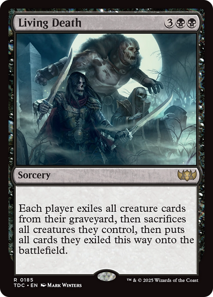 Living Death [Tarkir: Dragonstorm Commander] | L.A. Mood Comics and Games