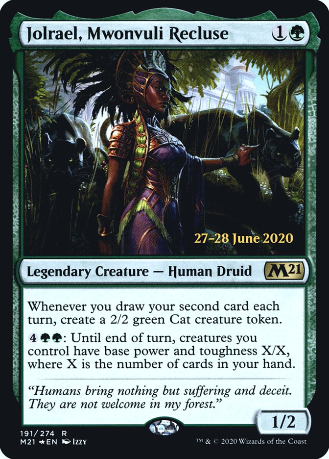 Jolrael, Mwonvuli Recluse [Core Set 2021 Prerelease Promos] | L.A. Mood Comics and Games