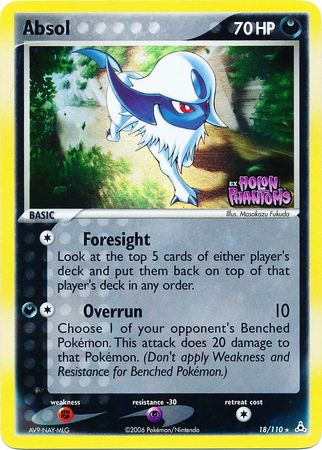 Absol (18/110) (Stamped) [EX: Holon Phantoms] | L.A. Mood Comics and Games