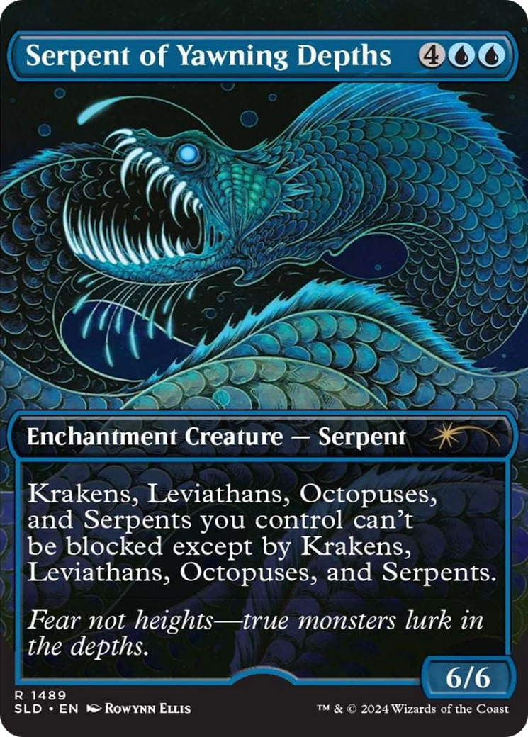 Serpent of Yawning Depths (Rainbow Foil) [Secret Lair Drop Series] | L.A. Mood Comics and Games