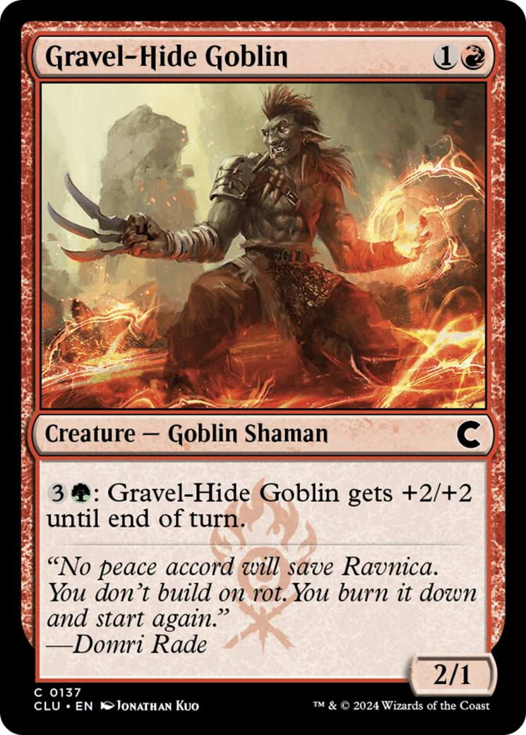 Gravel-Hide Goblin [Ravnica: Clue Edition] | L.A. Mood Comics and Games