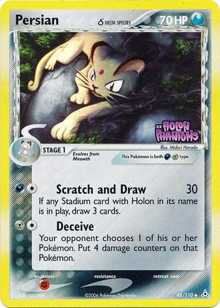 Persian (48/110) (Delta Species) (Stamped) [EX: Holon Phantoms] | L.A. Mood Comics and Games