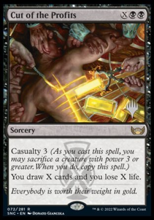 Cut of the Profits (Promo Pack) [Streets of New Capenna Promos] | L.A. Mood Comics and Games
