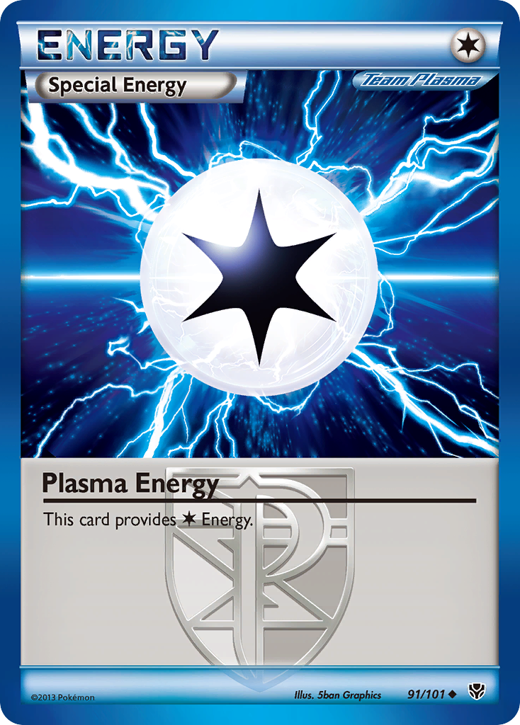 Plasma Energy (91/101) [Black & White: Plasma Blast] | L.A. Mood Comics and Games