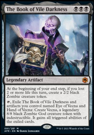 The Book of Vile Darkness (Promo Pack) [Dungeons & Dragons: Adventures in the Forgotten Realms Promos] | L.A. Mood Comics and Games
