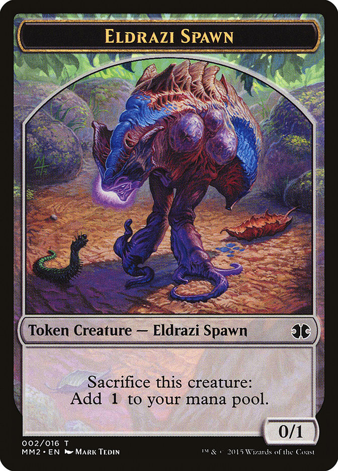 Eldrazi Spawn Token (002/016) [Modern Masters 2015 Tokens] | L.A. Mood Comics and Games
