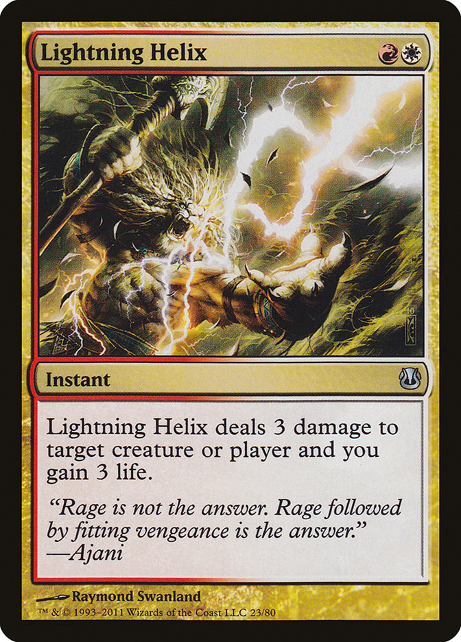 Lightning Helix [Duel Decks: Ajani vs. Nicol Bolas] | L.A. Mood Comics and Games