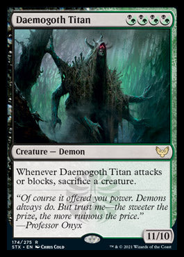 Daemogoth Titan [Strixhaven: School of Mages] | L.A. Mood Comics and Games