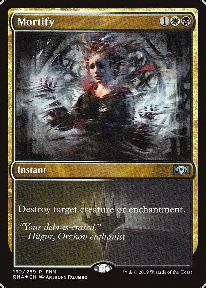 Mortify (FNM) [Ravnica Allegiance Promos] | L.A. Mood Comics and Games