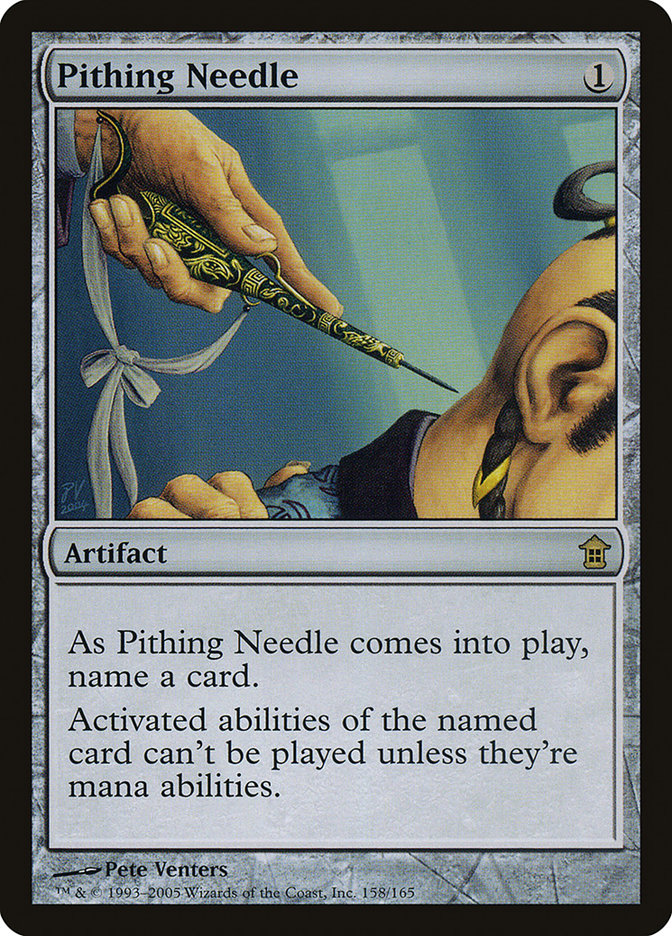 Pithing Needle [Saviors of Kamigawa] | L.A. Mood Comics and Games