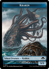 Eldrazi Spawn // Kraken Double-Sided Token [Modern Horizons 3 Tokens] | L.A. Mood Comics and Games