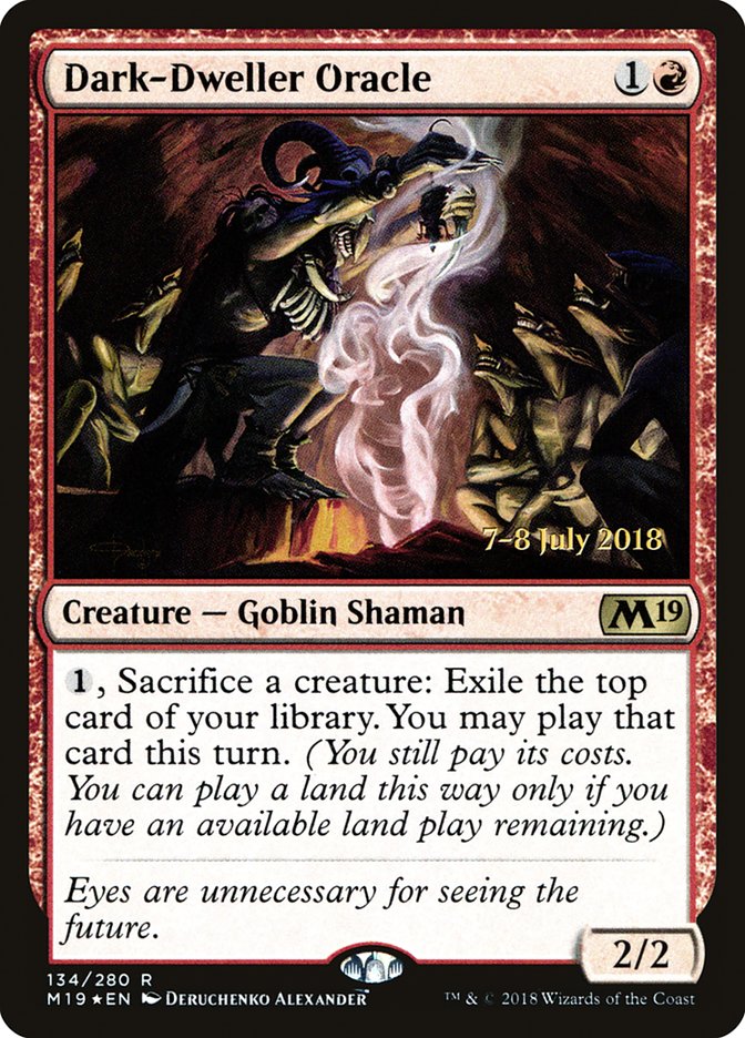 Dark-Dweller Oracle [Core Set 2019 Prerelease Promos] | L.A. Mood Comics and Games