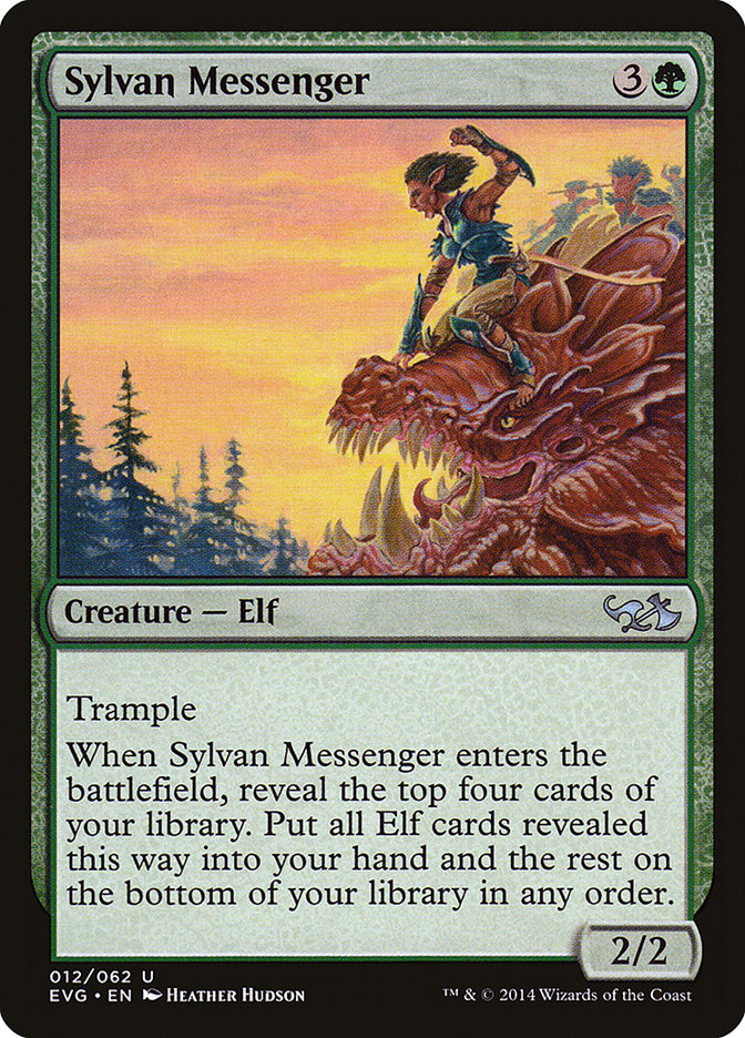 Sylvan Messenger (Elves vs. Goblins) [Duel Decks Anthology] | L.A. Mood Comics and Games