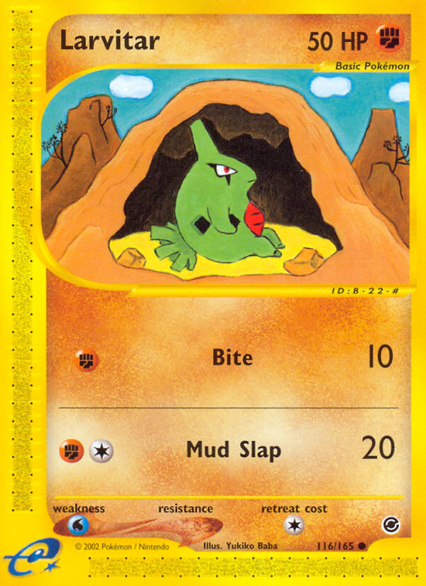 Larvitar (116/165) [Expedition: Base Set] | L.A. Mood Comics and Games