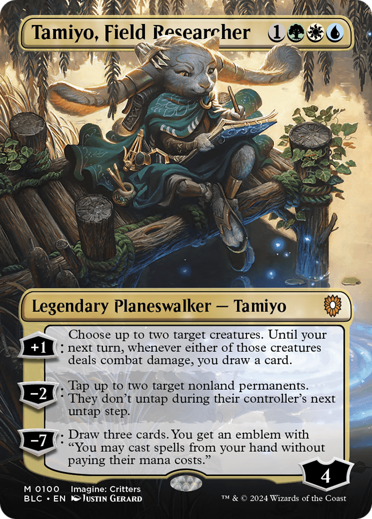 Tamiyo, Field Researcher (Borderless) [Bloomburrow Commander] | L.A. Mood Comics and Games
