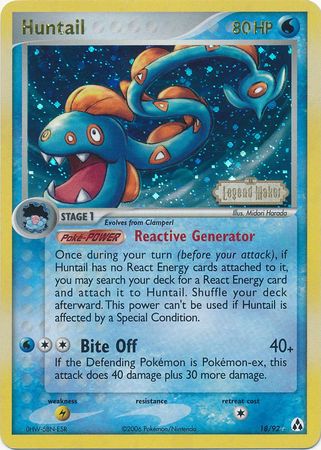 Huntail (18/92) (Stamped) [EX: Legend Maker] | L.A. Mood Comics and Games