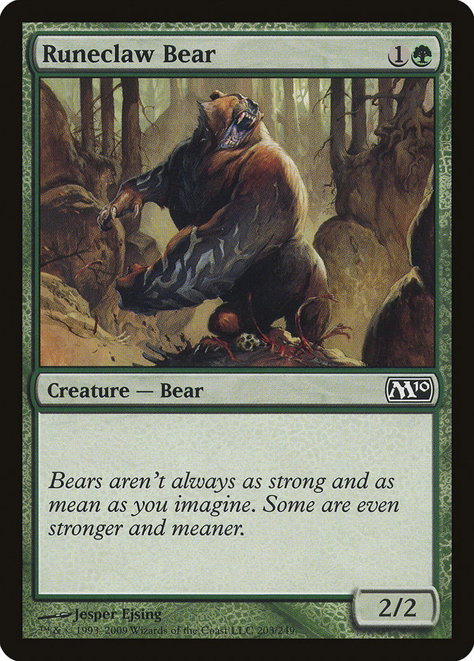 Runeclaw Bear [Magic 2010] | L.A. Mood Comics and Games