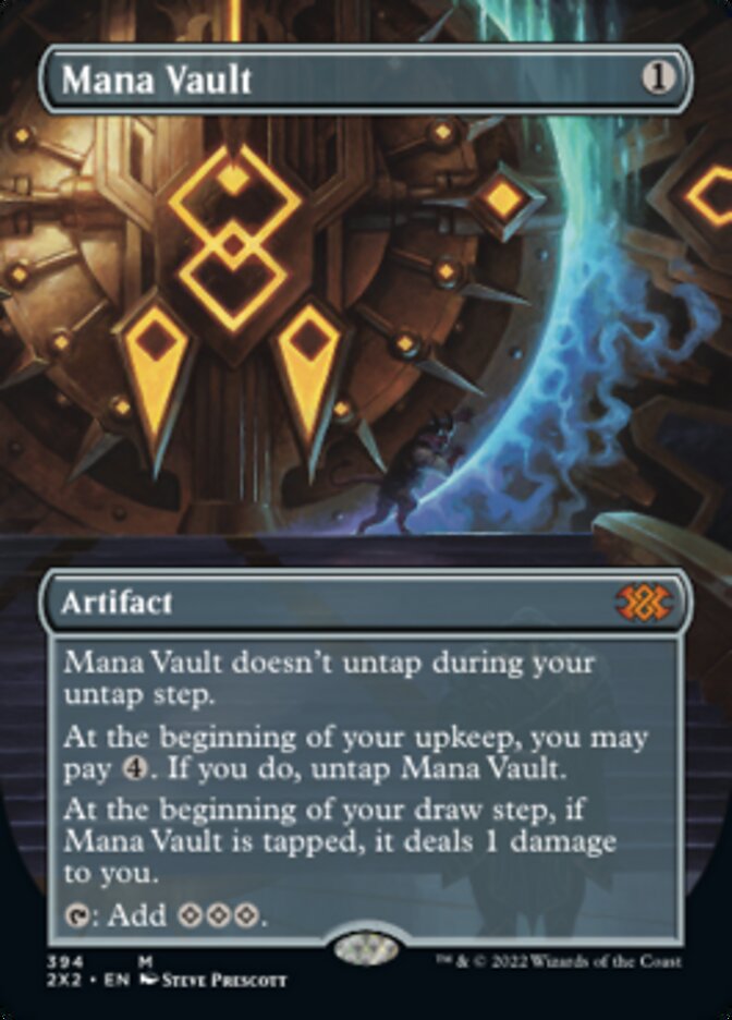 Mana Vault (Borderless Alternate Art) [Double Masters 2022] | L.A. Mood Comics and Games