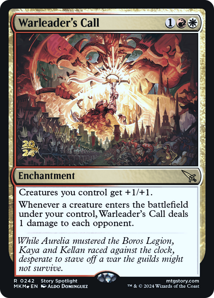 Warleader's Call [Murders at Karlov Manor Prerelease Promos] | L.A. Mood Comics and Games
