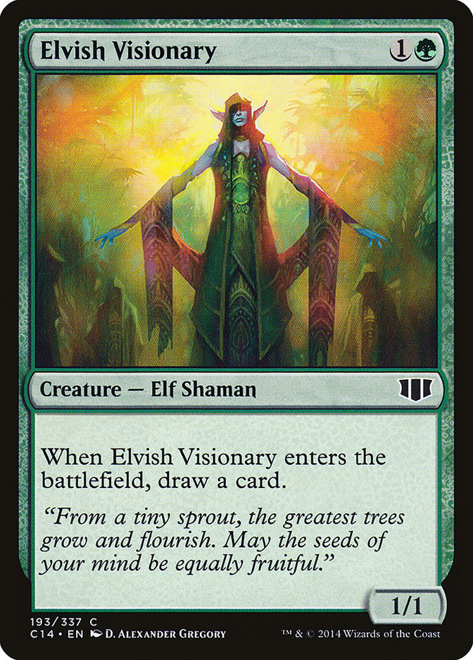 Elvish Visionary [Commander 2014] | L.A. Mood Comics and Games