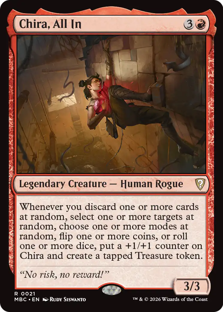 Chira, All In [Mystery Booster: Commander Edition] | L.A. Mood Comics and Games