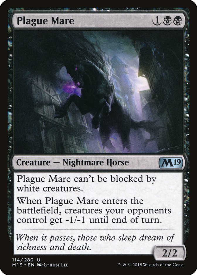 Plague Mare [Core Set 2019] | L.A. Mood Comics and Games