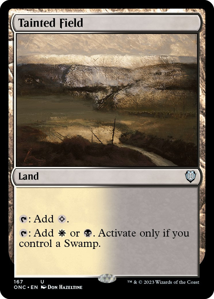 Tainted Field [Phyrexia: All Will Be One Commander] | L.A. Mood Comics and Games