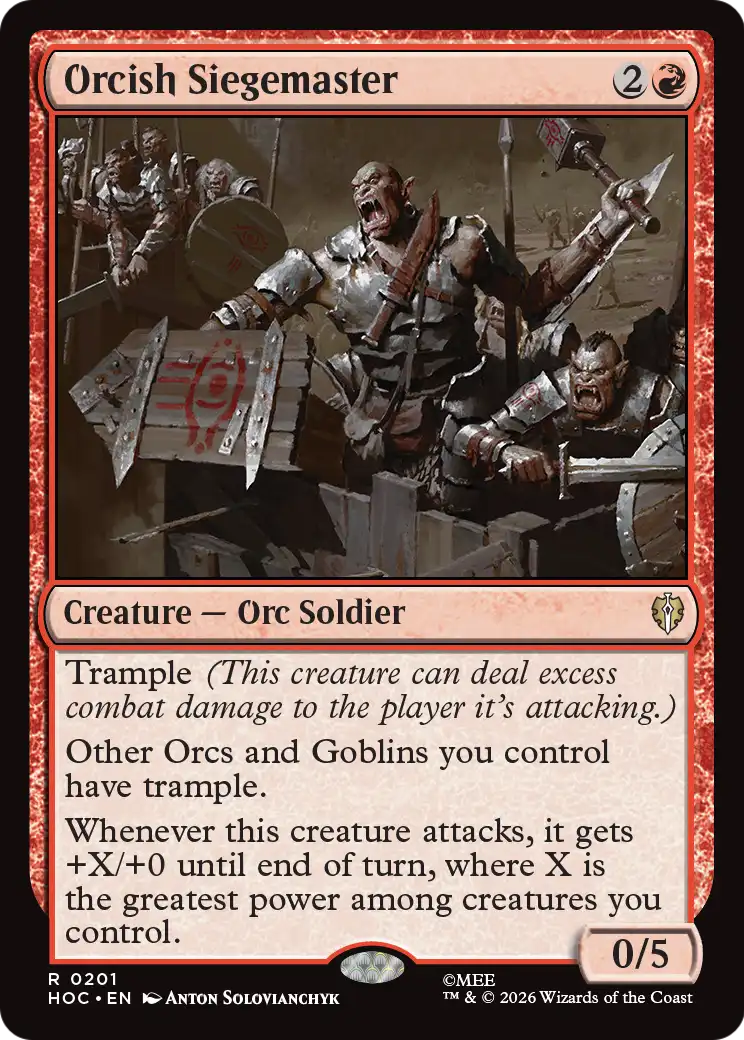 Orcish Siegemaster [The Hobbit: Eternal-Legal] | L.A. Mood Comics and Games