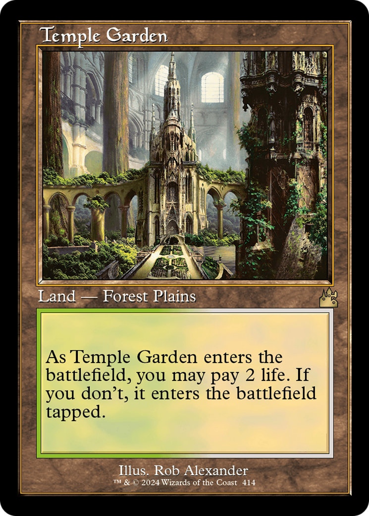 Temple Garden (Retro) [Ravnica Remastered] | L.A. Mood Comics and Games