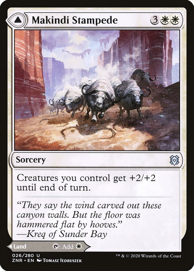 Makindi Stampede // Makindi Mesas [Zendikar Rising] | L.A. Mood Comics and Games