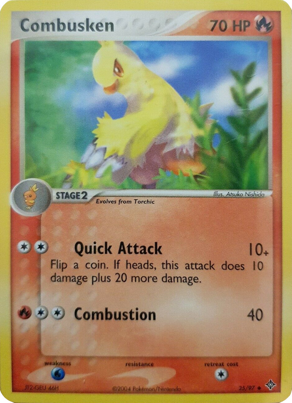 Combusken (25/97) [EX: Battle Stadium] | L.A. Mood Comics and Games