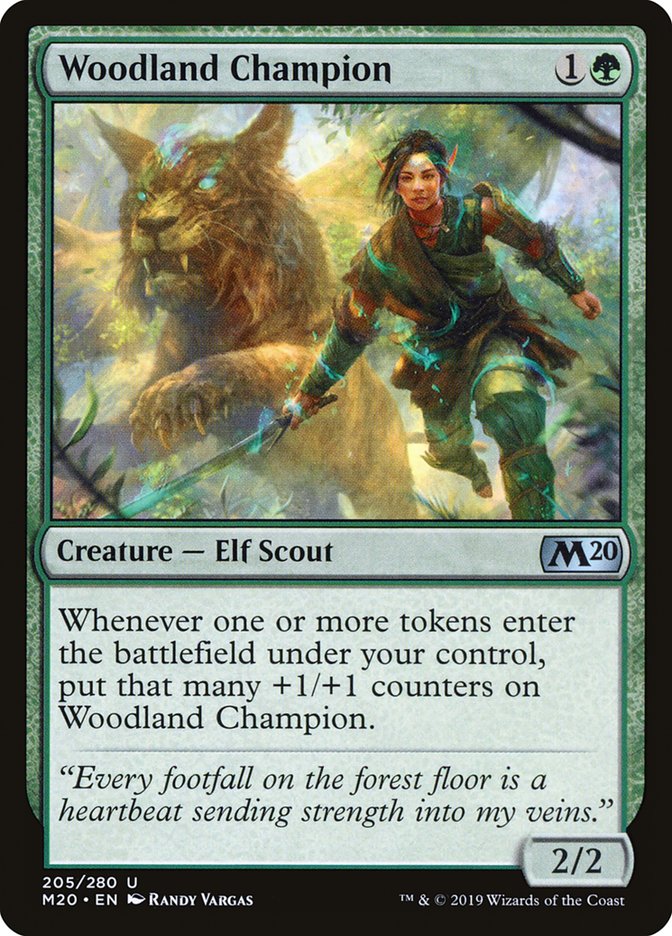 Woodland Champion [Core Set 2020] | L.A. Mood Comics and Games