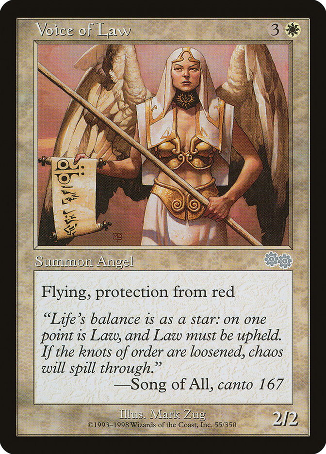 Voice of Law [Urza's Saga] | L.A. Mood Comics and Games