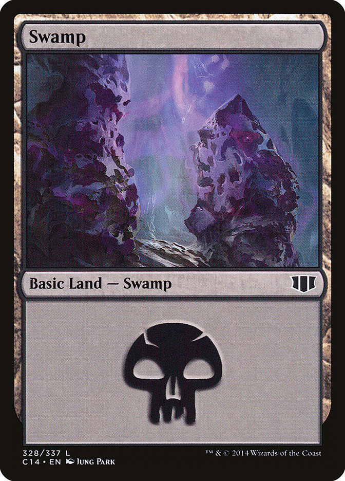 Swamp (328) [Commander 2014] | L.A. Mood Comics and Games