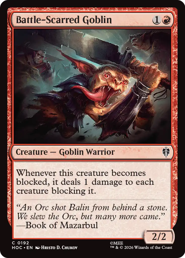 Battle-Scarred Goblin [The Hobbit: Eternal-Legal] | L.A. Mood Comics and Games