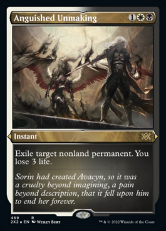 Anguished Unmaking (Foil Etched) [Double Masters 2022] | L.A. Mood Comics and Games