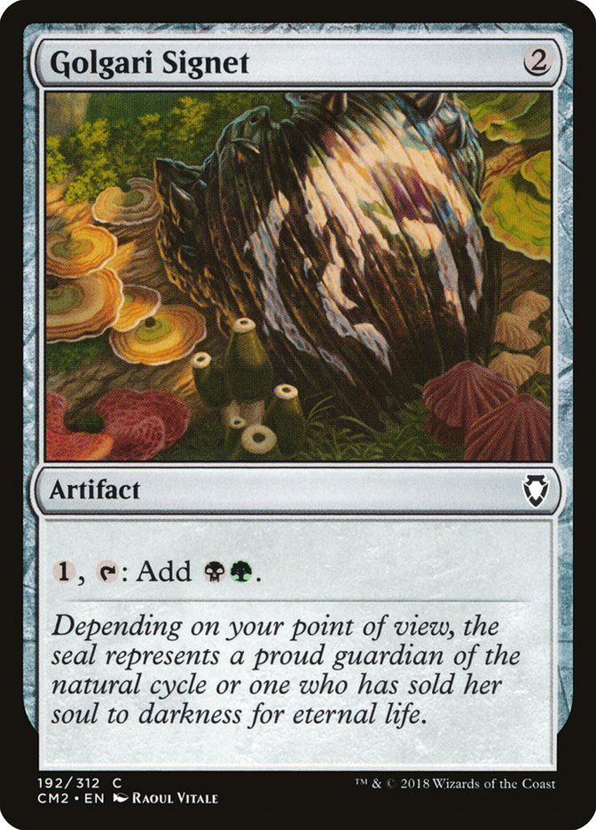 Golgari Signet (192/312) [Commander Anthology Volume II] | L.A. Mood Comics and Games