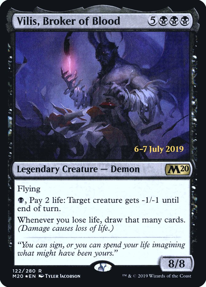 Vilis, Broker of Blood [Core Set 2020 Prerelease Promos] | L.A. Mood Comics and Games
